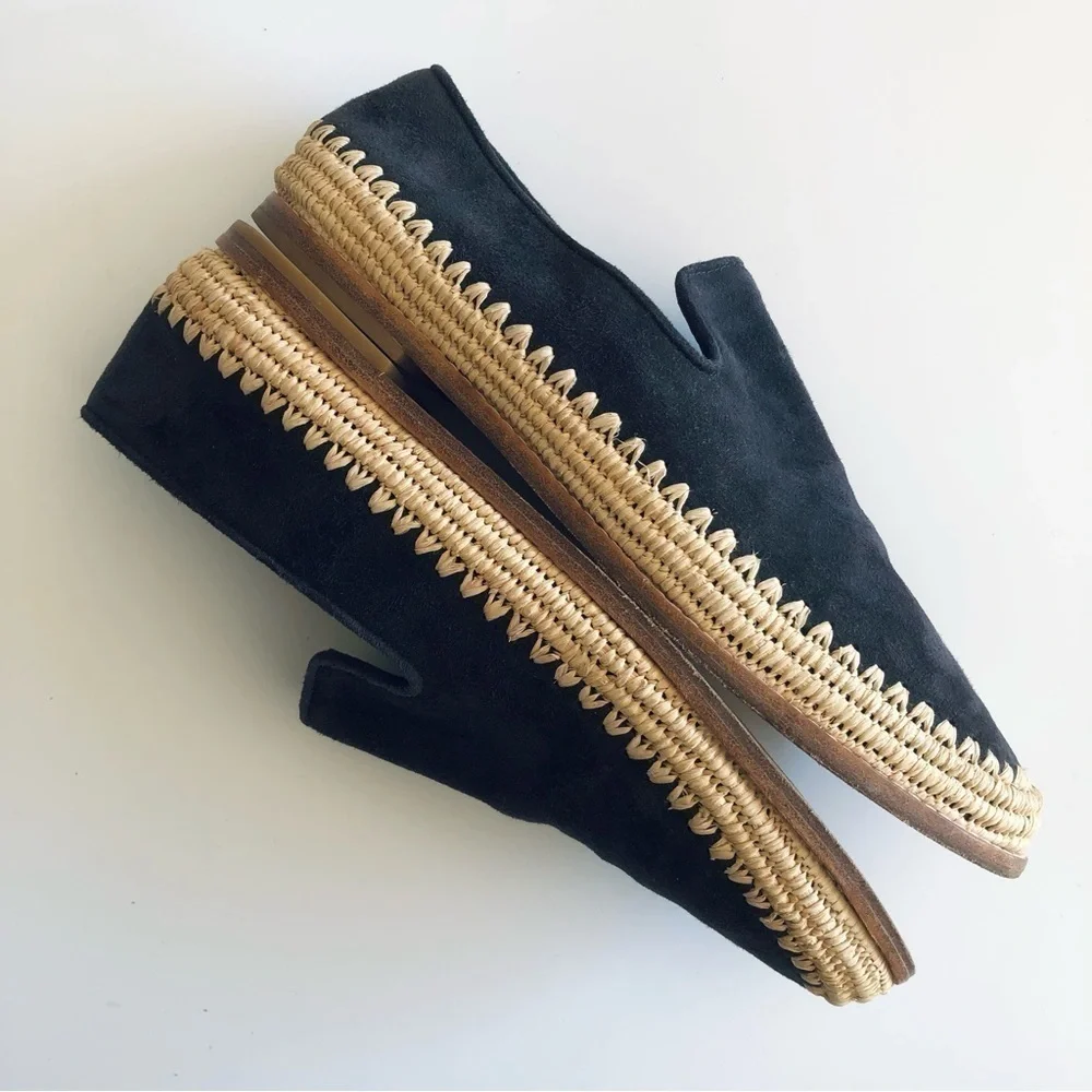Vince Jalen Espadrille Suede Loafers